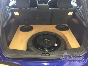 Ford Focus subwoofer enclosure