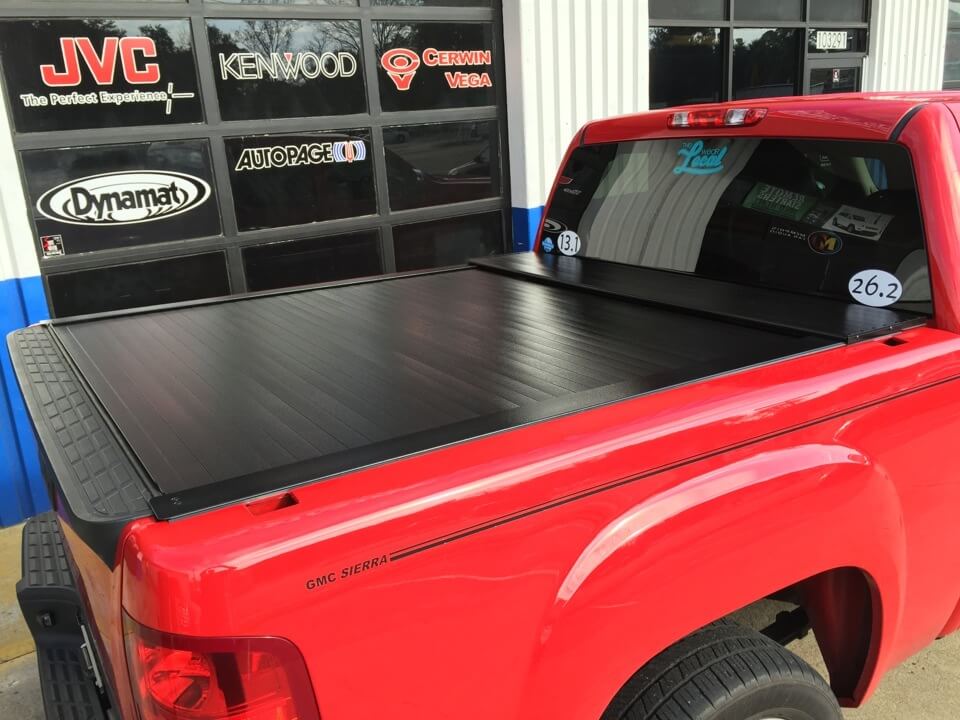 Gmc Truck Bed Gets Protection With Roll Bak Bed Cover