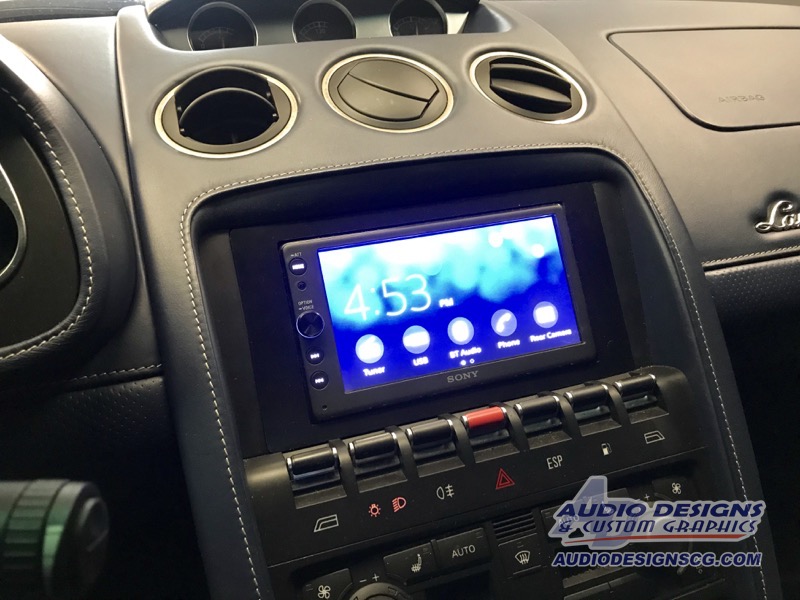 Lamborghini Gallardo Stereo System Upgrade for Jacksonville Client