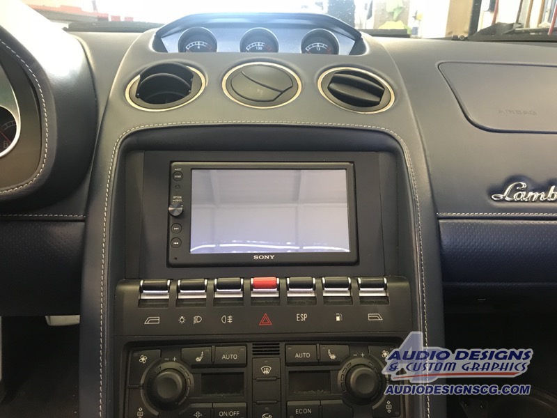 Lamborghini Gallardo Stereo System Upgrade for Jacksonville Client
