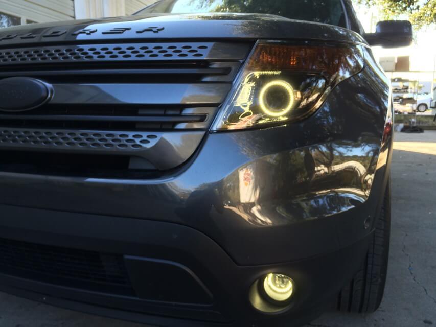 2015 Ford Explorer - Halo Lights and Blackouts - Car Stereo | Audio ...