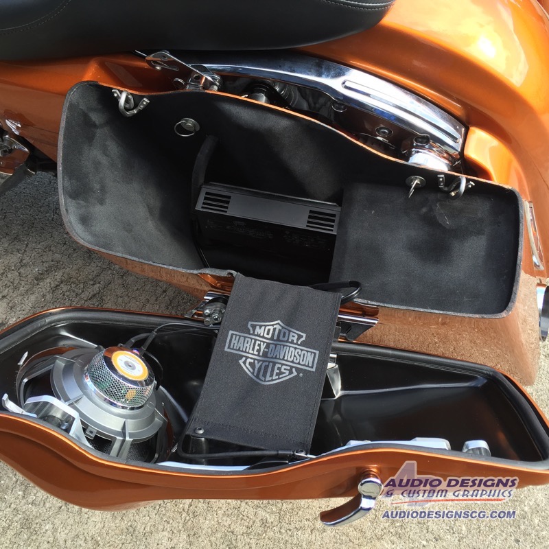 Harley Davidson Road Glide Audio Upgrades for Jacksonville Client