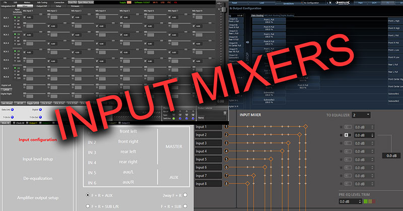 DSP 101 Input Connections and Signal Mixing