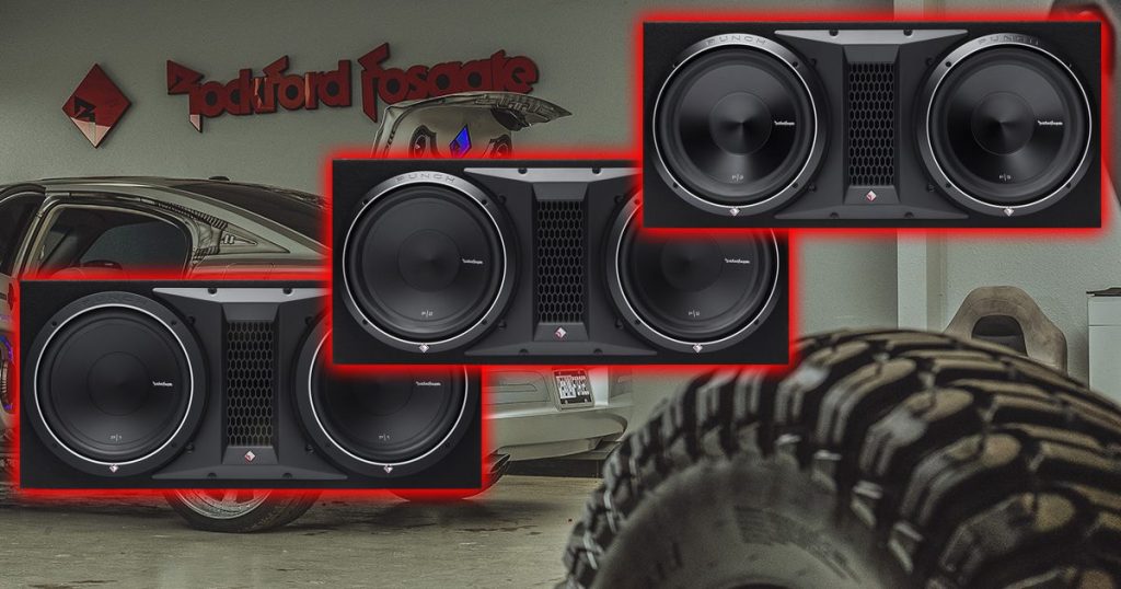 Product Spotlight Rockford Fosgate P1-P2-P3-2X12 Loaded Subwoofer Enclosures