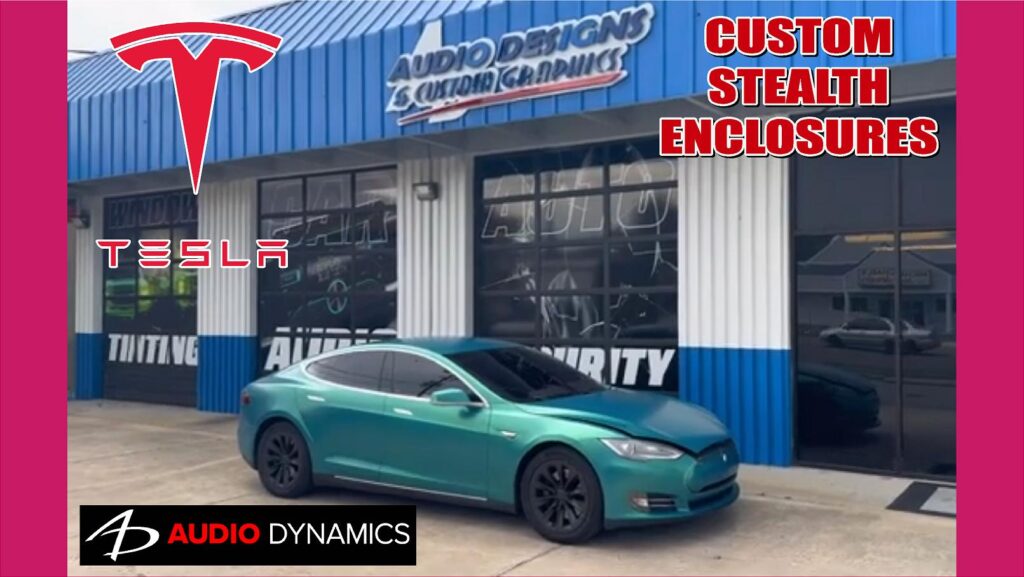Tesla Model S Subwoofers and Phantom Fit Enclosures