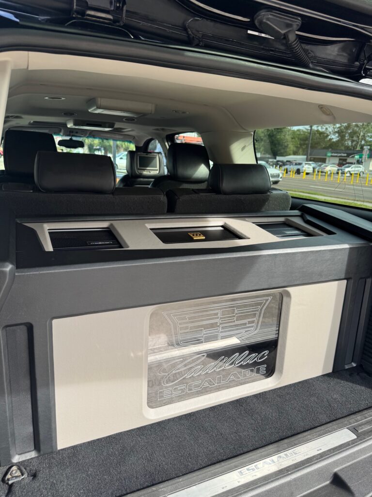 High End Custom Stereo System installed in a Cadillac Escalade
