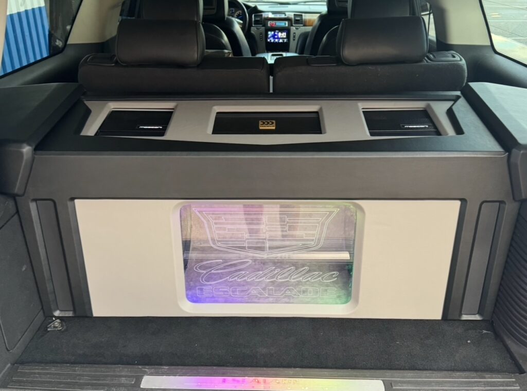 High End Custom Stereo System installed in a Cadillac Escalade