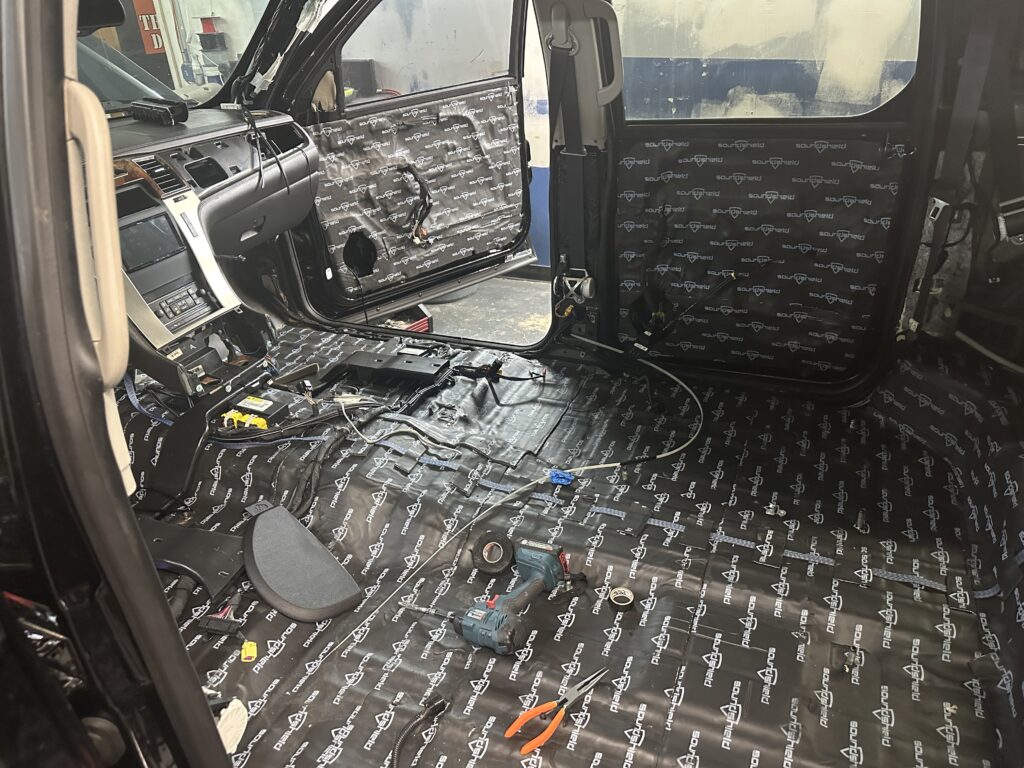 High End Custom Stereo System installed in a Cadillac Escalade