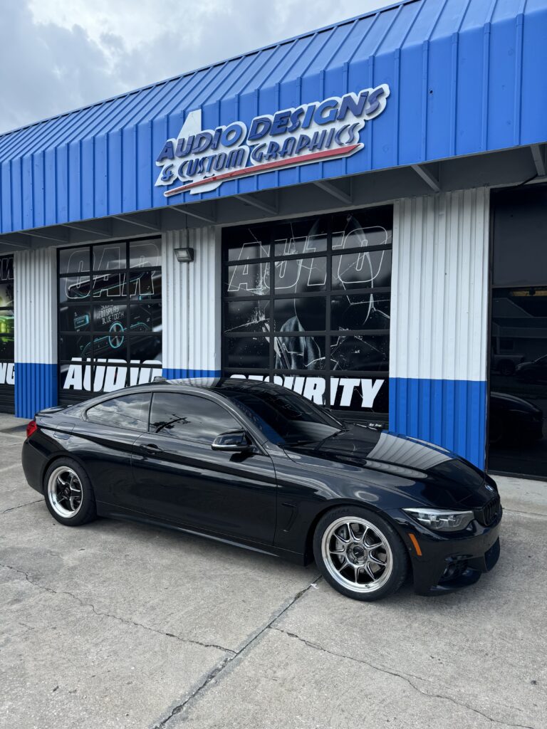 BMW 440i subwoofer installation