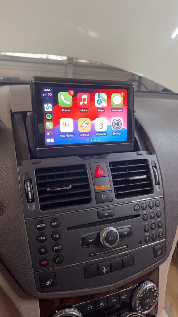 Mercedes Benz C300 CarPlay/Android Auto and back up camera installed