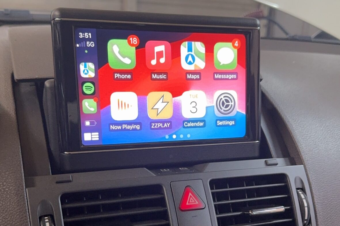 Mercedes Benz C300 CarPlay/Android Auto and back up camera installed
