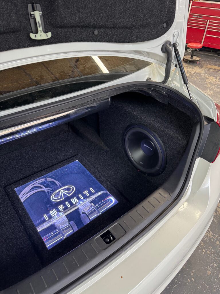 Custom Vehicle Specific Subwoofer Enclosure Infiniti Q70