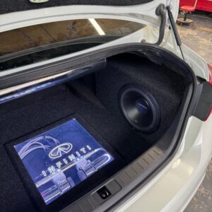 Custom Vehicle Specific Subwoofer Enclosure Infiniti Q70